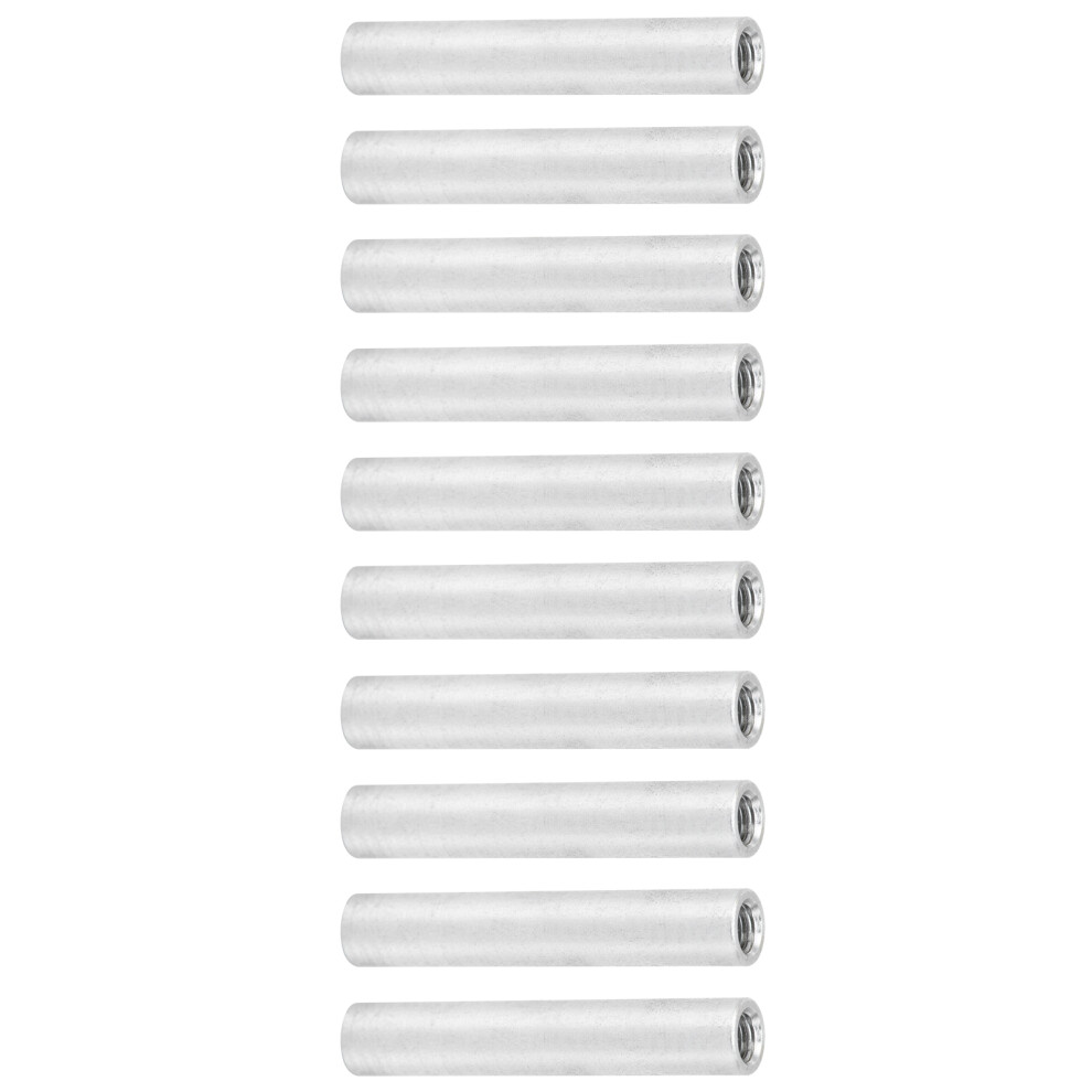 10Pcs Aluminum Alloy Round Standoff M4x0.7mm, 34Mm Length, Anodized 7651391502418