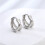 925 Sterling Silver Cross Ear Clips 1