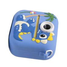 Instantly Print Camera With Dinosaur Silicone Case 2.4Inch Screen Rechargeable Battery Builts in gaming Music Playe
