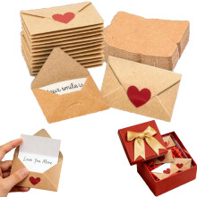 Mini Love Notes and Envelopes Set 30/60 pcs