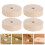50PCS Mini Tires for Crafts Projects Wood Material Ideal for Hobby Projects 1