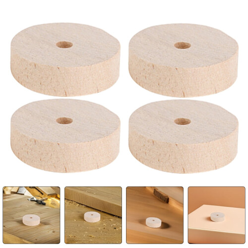 50PCS Mini Tires for Crafts Projects Wood Material Ideal for Hobby Projects