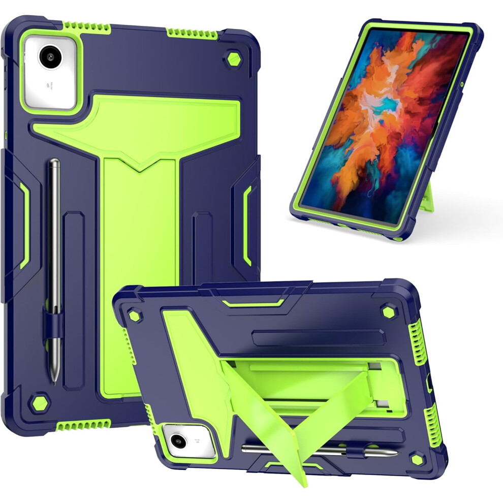 Lenovo Tab M11 11" Case (Tb-330Fu/Tb-331Fc) Â Hybrid Protective Cover With Kickstand, Navy /Green Blue 9448483572002