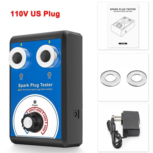 Δοκιμαστής μπουζί διπλής οπής 12V - Plug and Play Εργαλείο ανάφλεξης 0-6000RPM για