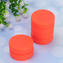 Worgeous Ice Hockey PVC Bounce Pucks Roller Game Red 10 pcs