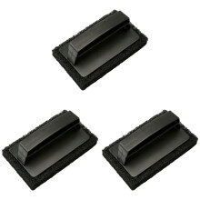 Kit com 3 escovas de alta resistência e esponjas antirriscos para grelhas, chapas de ferro fundido, grelhas de forno e fogões – Compatíveis com