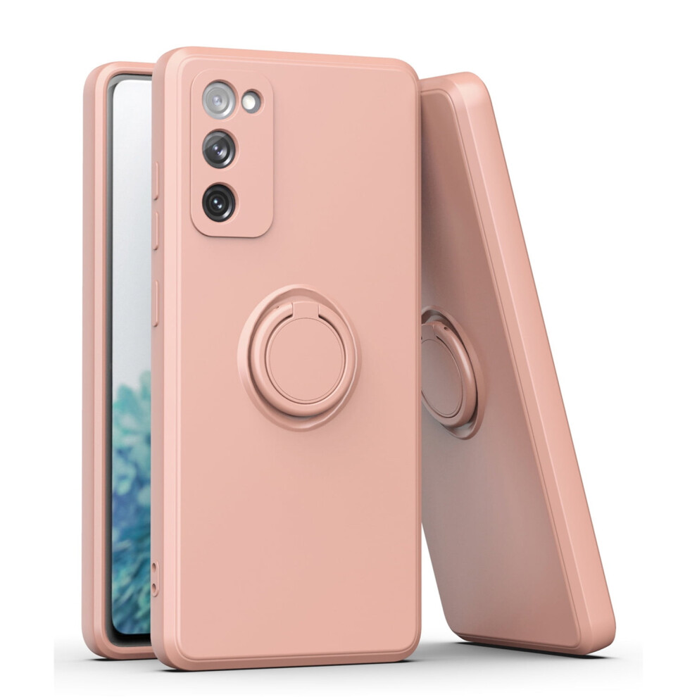 Galaxy S20 Fe Phone Case Â 360 Magnetic Ring Kickstand, Soft Tpu Shockproof Cover For Samsung S20 Fe 5G (6.5"), Pink 9448483576932