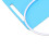 Portable Blue Solar Panel with Light Handle 5V 5W USB Charger 10