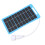 Portable Blue Solar Panel with Light Handle 5V 5W USB Charger 16