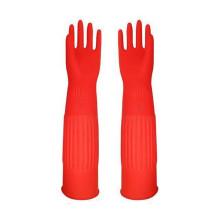 38cm Natural Rubber Kitchen Gloves - Waterproof Dishwashing & Cleaning Gloves, Heavy Duty for Women/Men