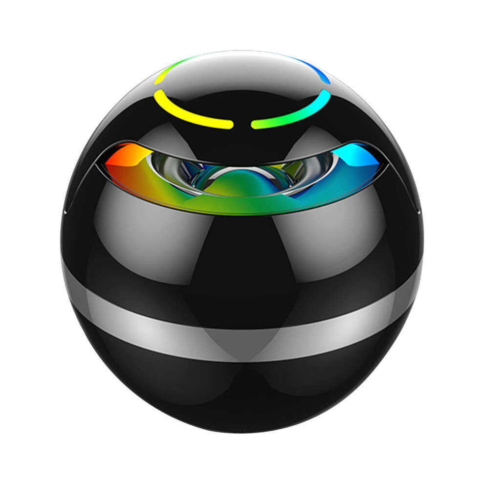 Mini Ball Bluetooth Speaker For Outdoor & Home Â Portable, Fm, Hands-Free Call, Colorful Breathing Compatible With Ios/Android Light 9448483790772