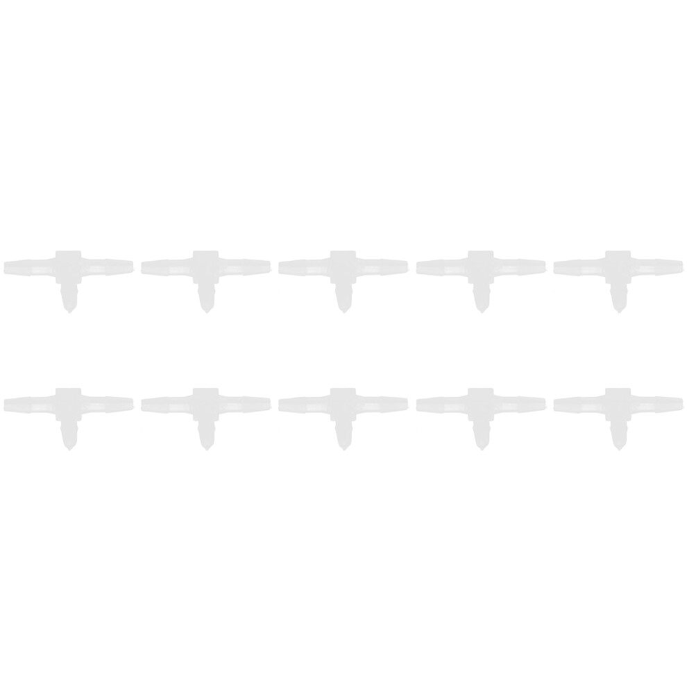 10Pcs 3-Way Plastic T-Shaped Barbed Fittings Pp Pressure & Temperature Proof 9331391503063