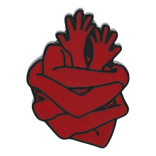 2026 New Ug Lapel B Heart Badge Organ Rave Clothing Bag Brooches Pin Enamel Heart H Decoration & Hangs