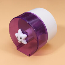 Toilet Tissue Roll Holders Purple Translucent Visual Design ABS Bathroom Accessories 1Pack 5.7x5.3x6.2in