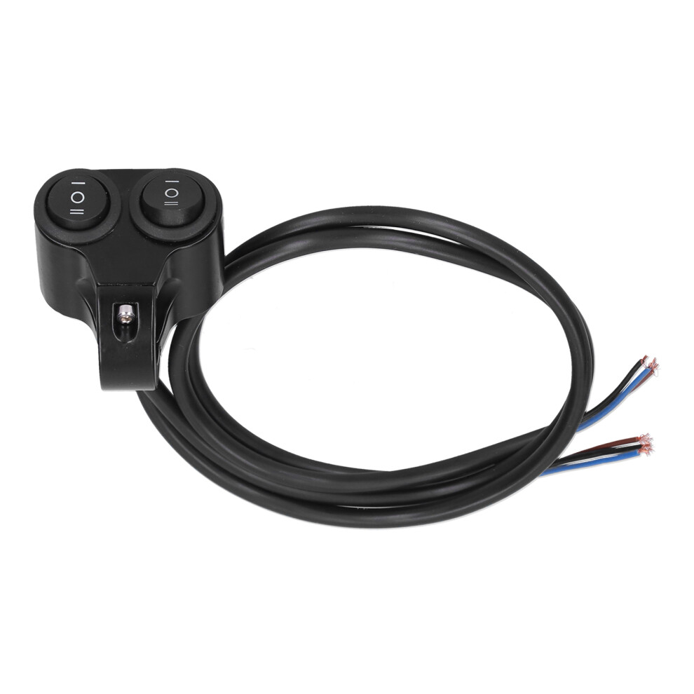 12V Handlebar Mount For Motorcycle Atv Utv With 2-In-1 Headlight Off/On Switch 7891391503484
