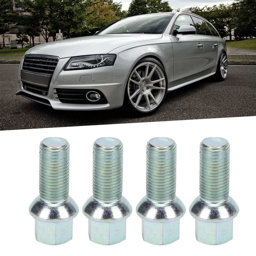 4Pcs M14x1.5 Wheel Lug Bolts Screws For A3/A4l/A5/A6/A8 Q3/Q5 9471391503592