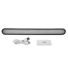 Wireless LED Wall Reading Light Stick Bunk Dimmable Contact Lights Headboard Adhesive Lamp for Makeup Mirror - White