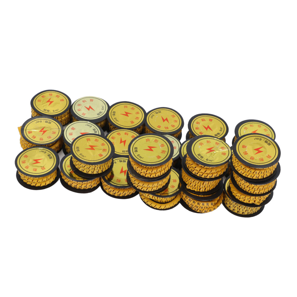 26PCS PVC Tube Wire Marker A-Z