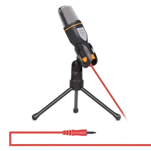 Condenser PC Microphone 3.5mm Omnidirectional with Tripod Stand 2