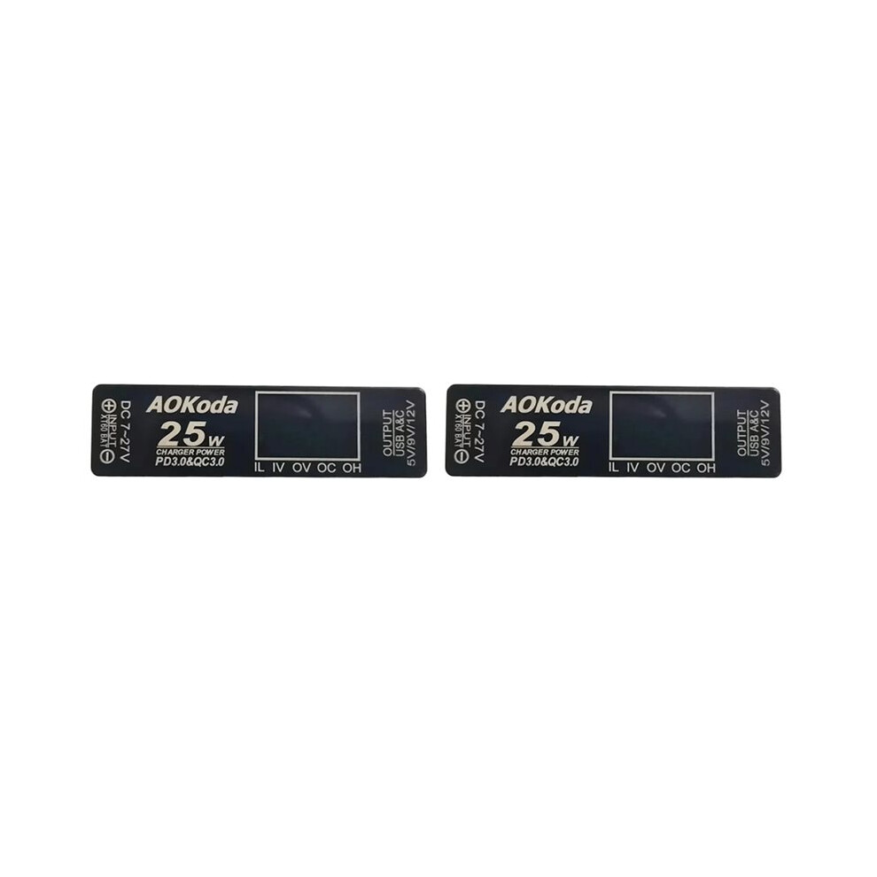 2X Aokoda Xt60 To Pd3.0 Lipo Battery Quick Charger Overload Protection Short Circuit Protection 6033107875572