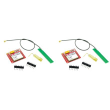 2X Smallest SIM800L GPRS GSM Breakout Module Quad-Band TTL Serial Port MicroSIM Card Core Board