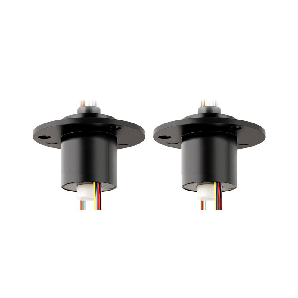 2X Hole 5Mm Through Bore Slip Ring 6Ch 2A Collector Ring Joint Conductive Slipring Unlimited Rotary Connector 6032898110596