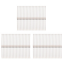 60Pcs Stainless Steel Wire Key Chain Ring Holder Metal Cable Wire Lanyard with Screw Locking for Outdoors Hanging