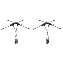 2X ELRS Dual Band Gemini-Ontvanger 900 MHz 2,4 GHz ExpressLRS RX-Ontvanger TCXO voor RC FPV Long Range Drone Fixed Wing