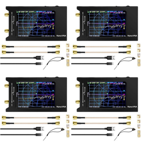 4X for -H4 Vector Network Analyzer 4Inch Display 10KHz-1.5GHz MF  VHF UHF Antenna Analyzer