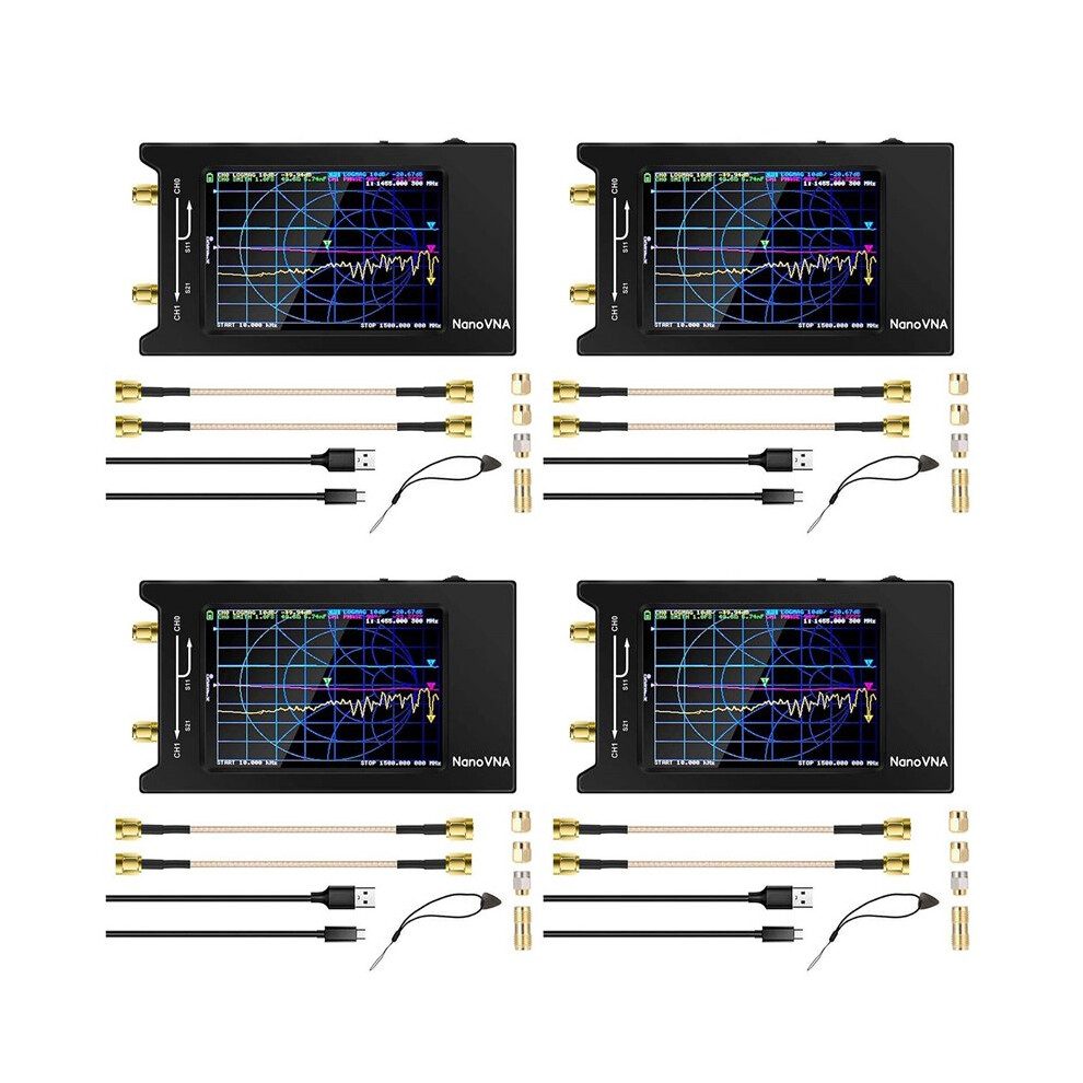 4X For -H4 Vector Network Analyzer 4Inch Display 10Khz-1.5Ghz Mf Vhf Uhf Antenna Analyzer 6034004565559