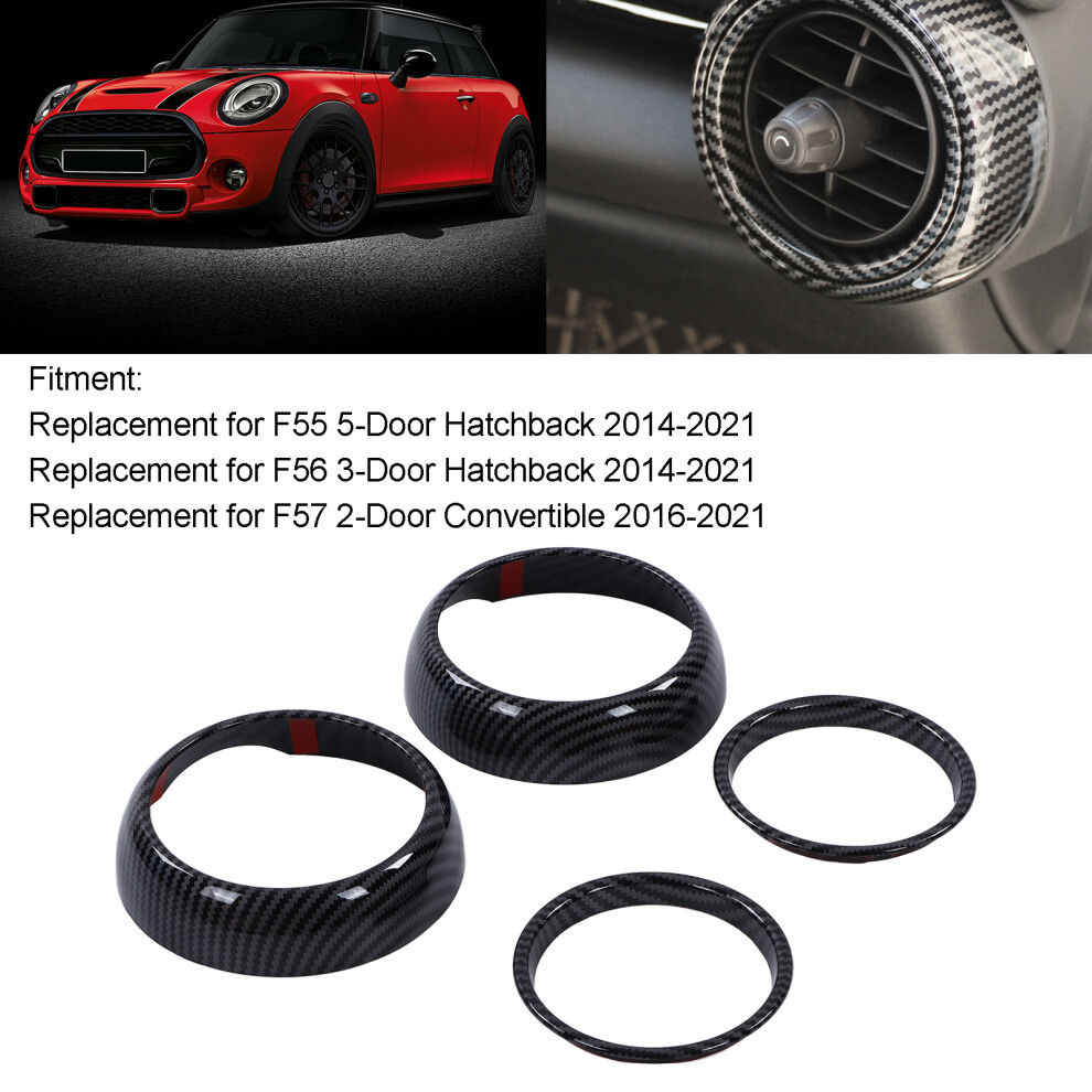 Abs Carbon Fibre Vent Covers 4 Pack 7444352531998