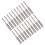 Chainsaw Sharpener Burr Set 20pcs Silver 5.5mm Rotating File Grinding Kit 14