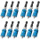 12PCS 60mm Drywall Screw Bits Setter Magnetic Bit Holder 1/4 Inch Hex Shank Driver Bits Adjustable Depth Screw Holder 2
