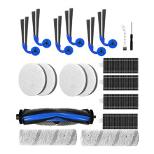 19PCS Main Side Brush Roller Mop Dust Bag Filter for Deebot X11 OmniCyclone Robot Vacuum Cleaner Part