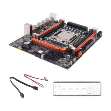 2X Zestaw Płyty Głównej X99H z Procesorem E5 2673 V3 + Kabel Przełącznika + Kabel  LGA2011-V3 DDR3X4 RAM M.2 NVME PCI-E 3.0 X16 SATA3.0