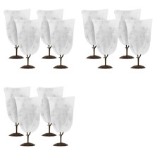 Lot de 12 Housses de Protection Contre le Gel 61 X 81 cm Couverture de Protection Contre le Gel par Temps Froid avec Cordon de Serrage pour