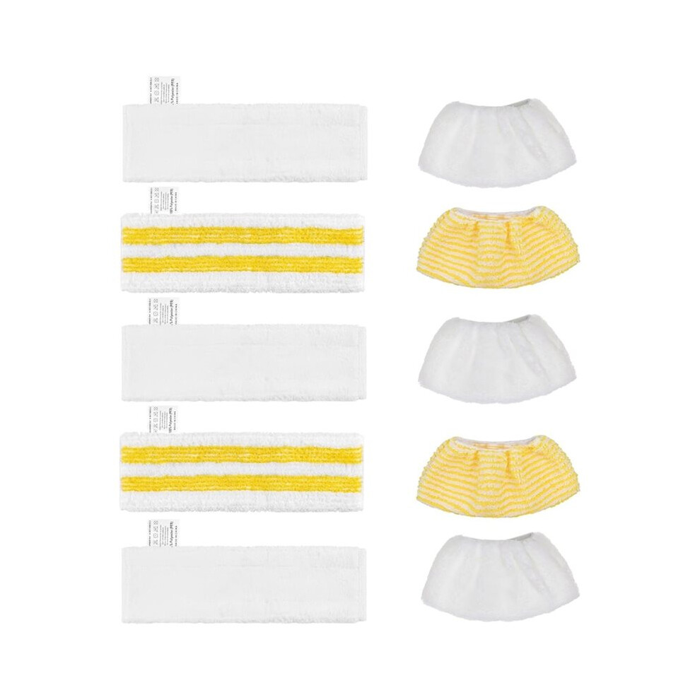 Tauoh Microfibre Mop Covers For Sc1, Sc2, Sc3, Sc4, Sc5 Microfibre Cloth Set Steam Cleaner Accessories