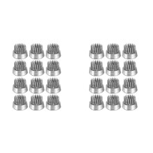 24pcs Flower Frog, Round Stainless Floral Frogs, Flower Arranger Fixed Tool Pin Frog for Flower Arrangement Vase