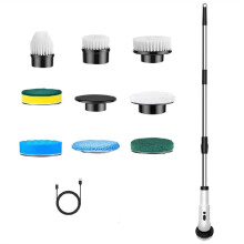 Cepillo de Limpieza Eléctrico Inalámbrico Ocho en . Cepillo de Limpieza Multifunción para Limpiar Pisos y Bañeras.