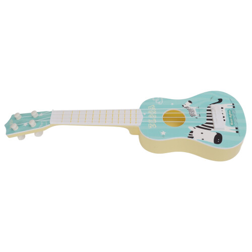 Blue Plastic Ukulele Toy for Kids, 4 Strings, 3-8 Years 2