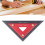 Double Triangle Ruler Aluminum Alloy 4" & 6" Carpentry Square Tool 16