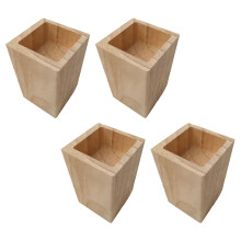 4 Stück handgefertigte-10 cm quadratischer Schlitz 6 6