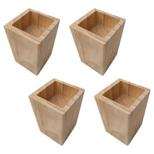 4 Stück dicke, stabile-10 cm quadratischer Schlitz 4 4