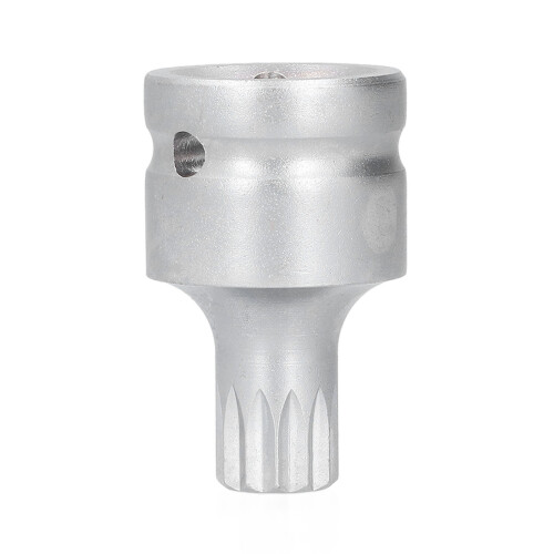 20mm M18 Triple Square Spline Bit Socket for Cars, Silver 2