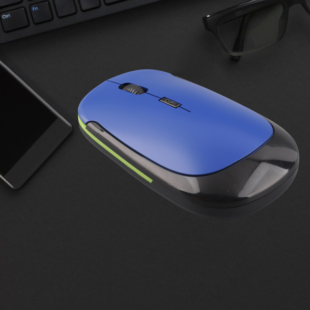2.4G Wireless Mouse, 1600Dpi Adjustable Optical Usb Blue 4231391505560