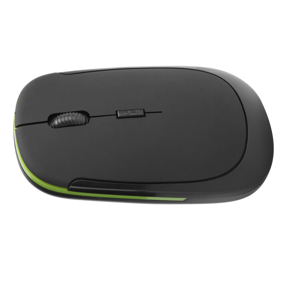Wireless Mouse 1600Dpi Adjustable Optical 2.4Ghz Usb Black 7631391505640