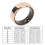 Bluetooth Smart Ring Gesundheits-Tracker IP68 wasserdicht 20mAh 18,9 mm 2