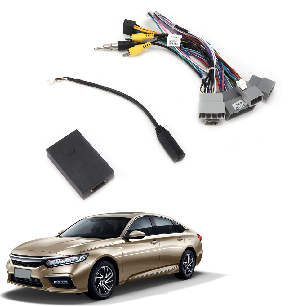 16Pin Audio Wire Harness Adapter Power Cable For Crv 2.4 Civic 2014-2015 3001391506116