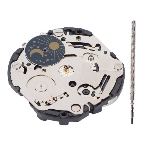 VX3H Alloy Watch Movement, Precise Quartz Replacement, 38mm 1