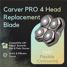 2X Shaver Replacement Blade for Skull Pitbulls Gold PRO / Silver PRO / Platinum PRO / Butterfly Kiss PRO Series Spare